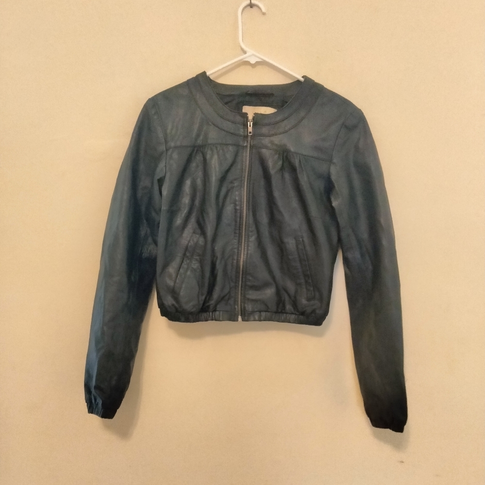 Vila genuine leather jacket